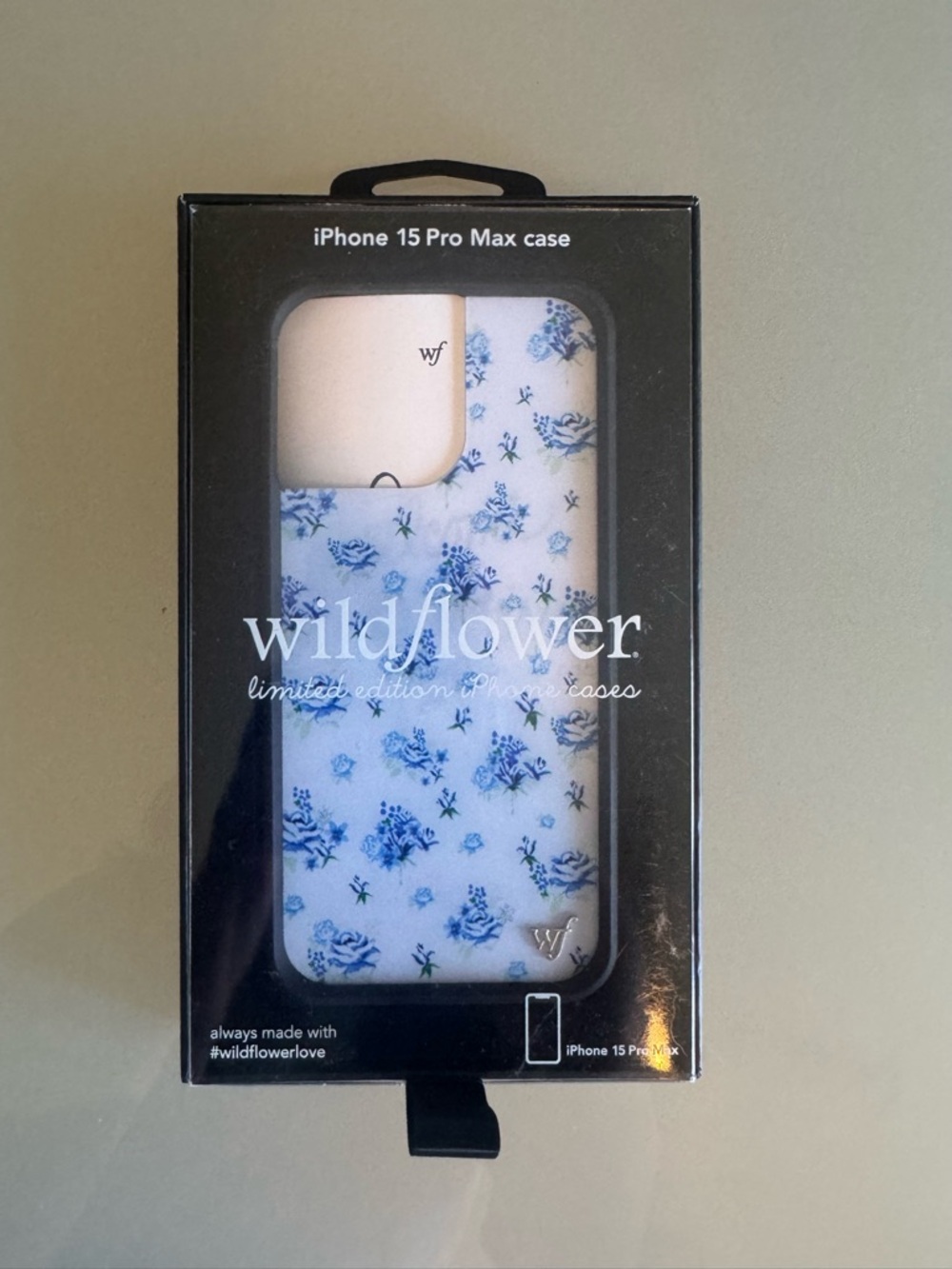Wildflowers Blue Floral iPhone 15 Pro Max Case